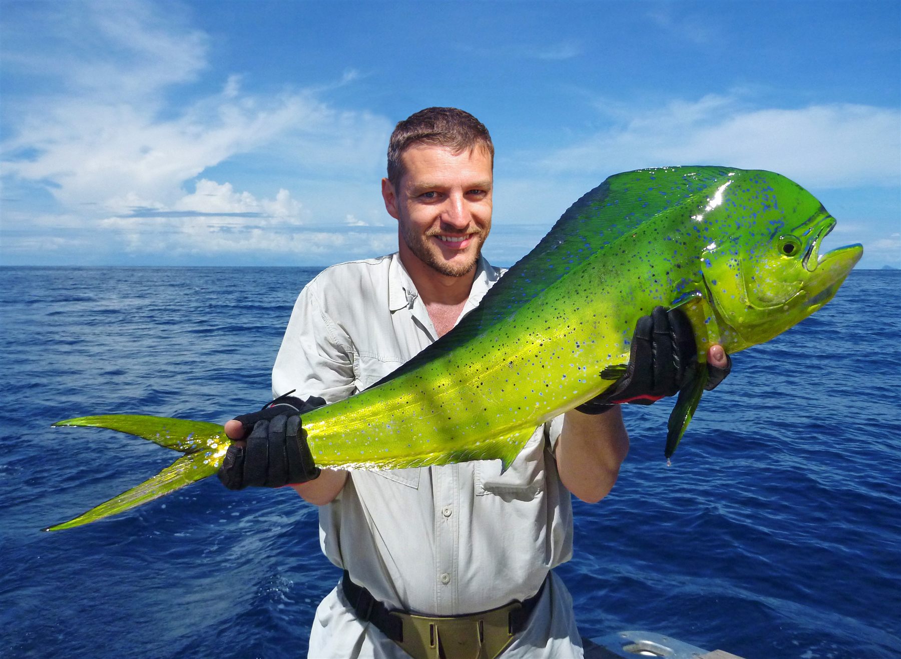 The thrill of the catch